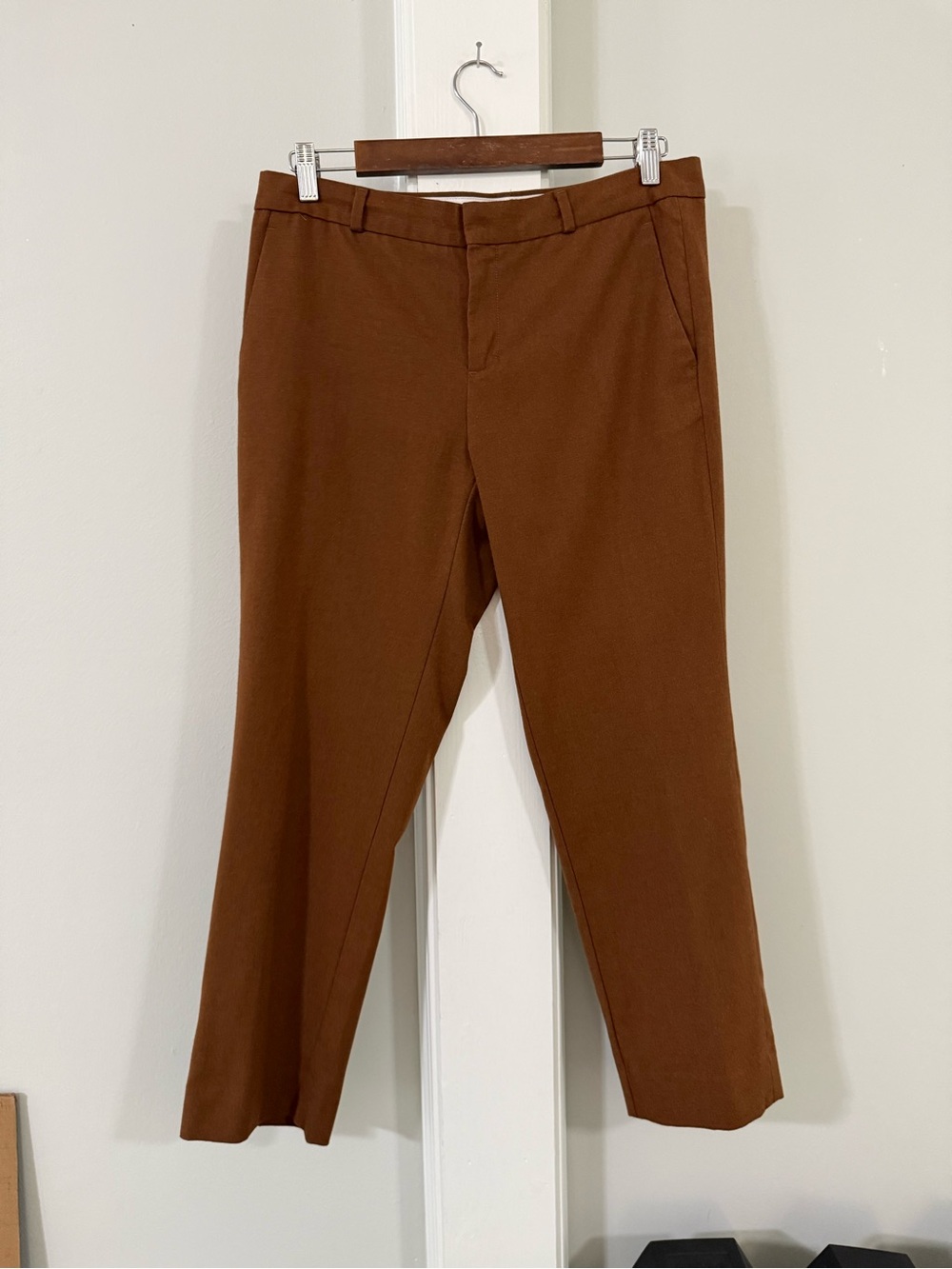 Banana Republic Chestnut Brown Hampton Fit Dress Pants, 8